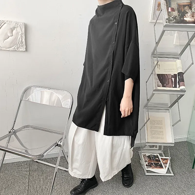 Asymmetric Design Loose Shirt