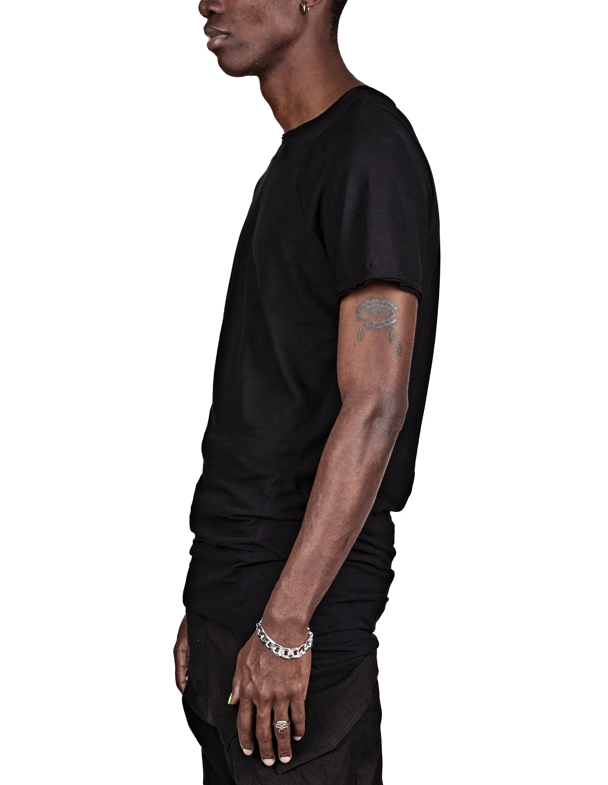 Asymmetric Stitched T-Shirt