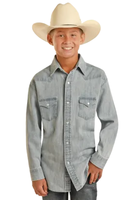 Boy's Rock & Roll Cowboy Snap Front Shirt #BBN2S03701