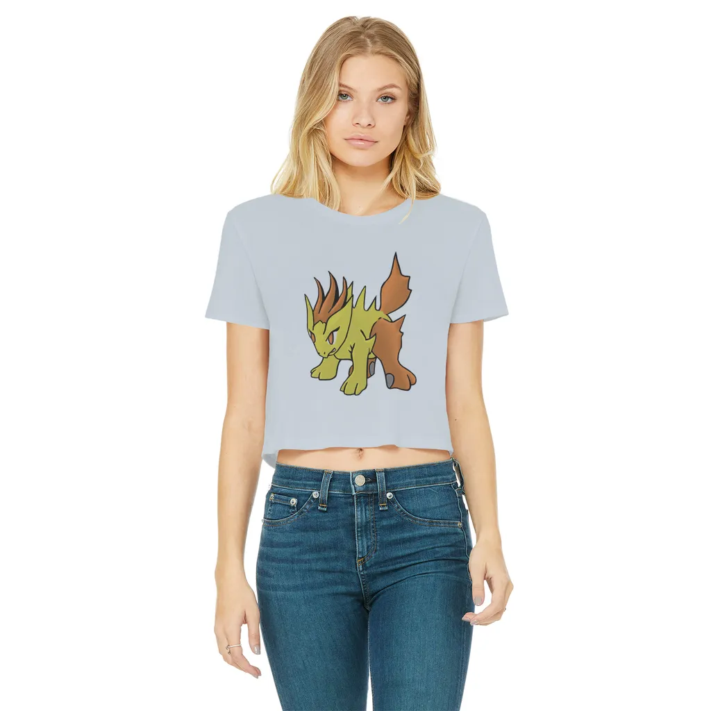 Hedgpoint Classic Women's Cropped Raw Edge T-Shirt