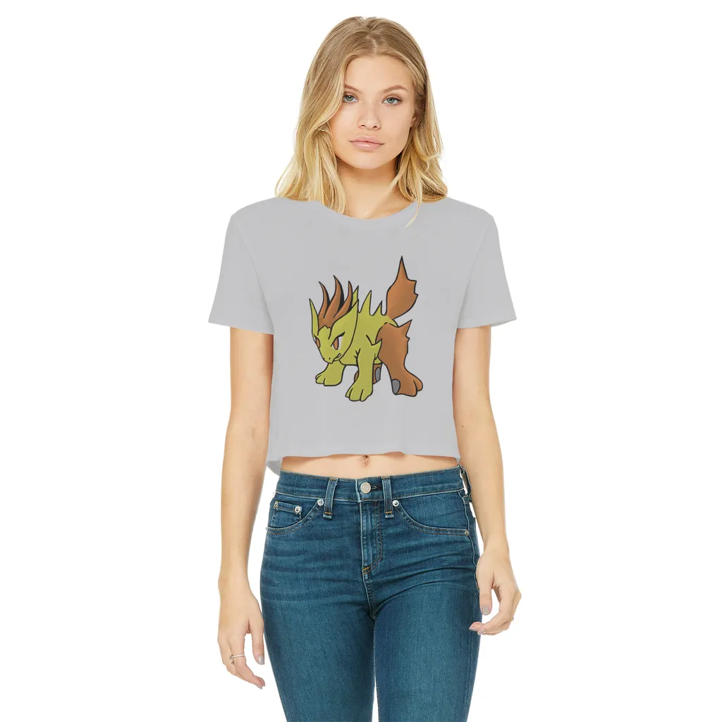 Hedgpoint Classic Women's Cropped Raw Edge T-Shirt