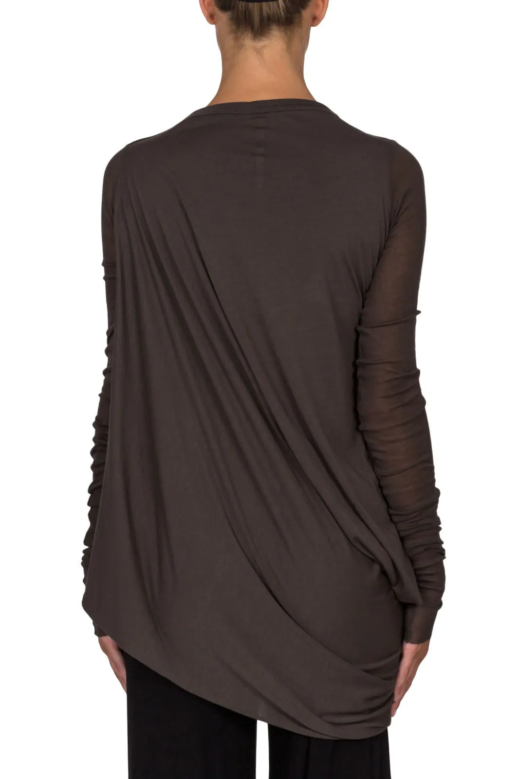 Long Sleeved Boat Neck Top