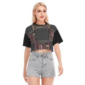 Squared Women's Cropped T-shirt | 100% Cotton